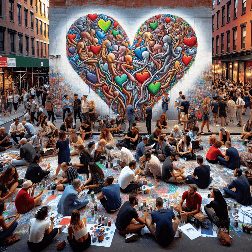 An Embrace in the City