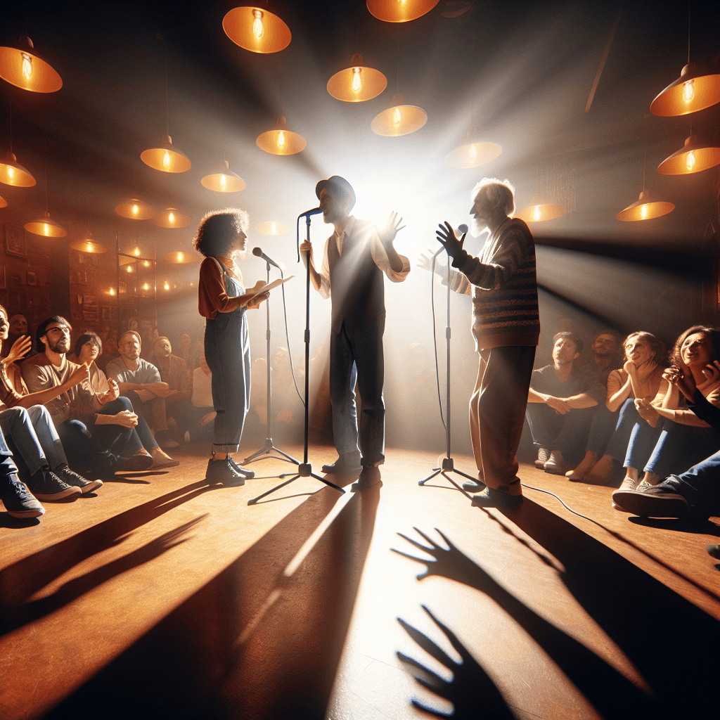 Mic Battle in the Light