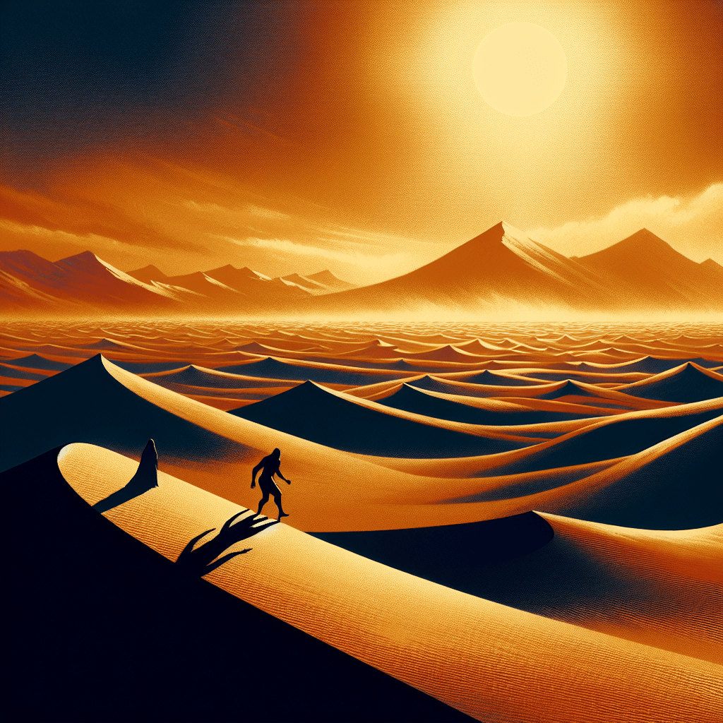 Nimble Shadow in Arabian Sands
