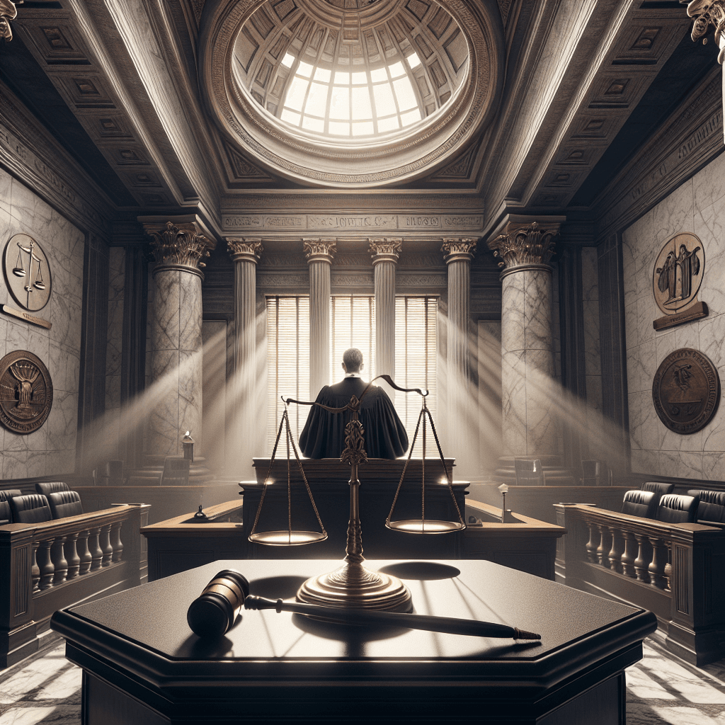 Scales of Justice: Blind and Bold