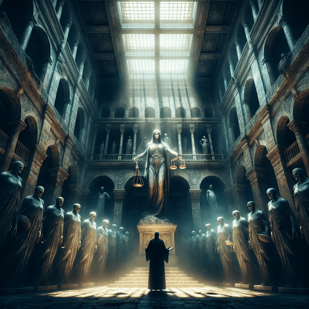 Scales of Justice Ponder